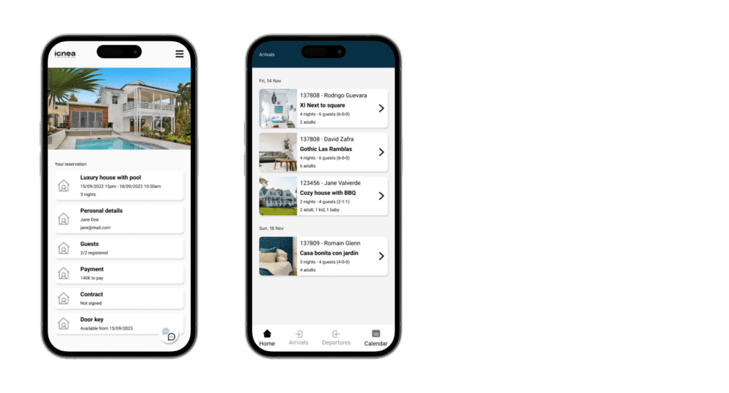 Icnea mobile app