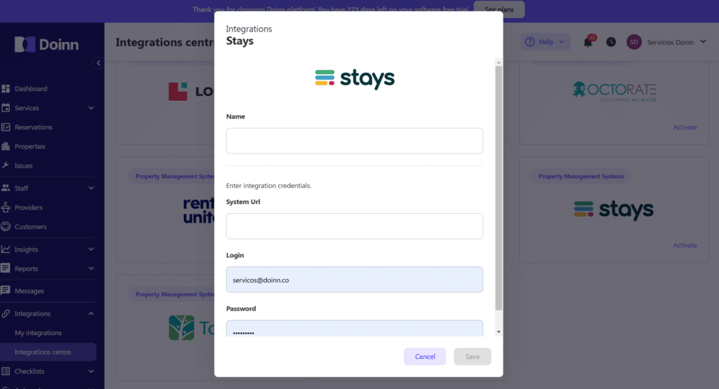 stays.net e doinn