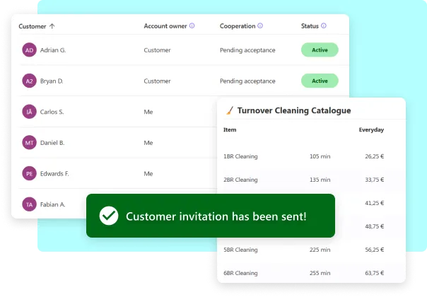 cleaning business Invite Customers