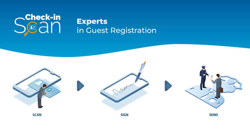 Check-in Scan Flujo de registro